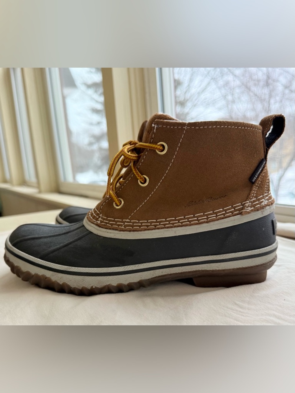 Eddie Bauer Brown Duck Boots Womens Size 7